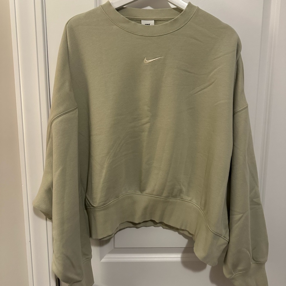 Nike Light Green Phoenix Sweatshirt Ivory Swoosh XL